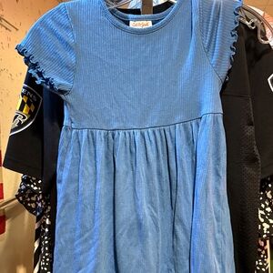 NWT Cat & Jack Blue Kids Dress 5T